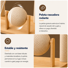 Árbol Rascador Moderno para Gatos con Cápsula Transparente