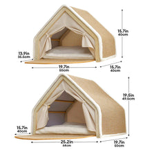 Casita Rascadora para Gatos con Zona de Descanso Acogedora