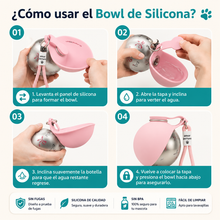 Botella de agua portátil para perros