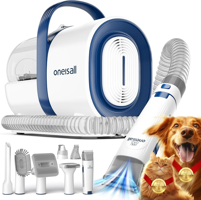 Kit de Peluquería para Mascotas con Aspirador Integrado