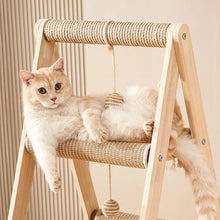 HammockTree™ – Árbol Rascador para Gatos 3 en 1 de Madera con Hamacas