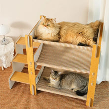 SisalHammock™ – Árbol Rascador para Gatos de Varios Niveles con Escaleras