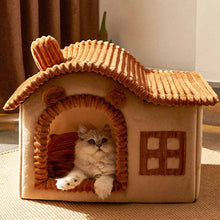 Casa Acogedora Semicerrada para Gatos