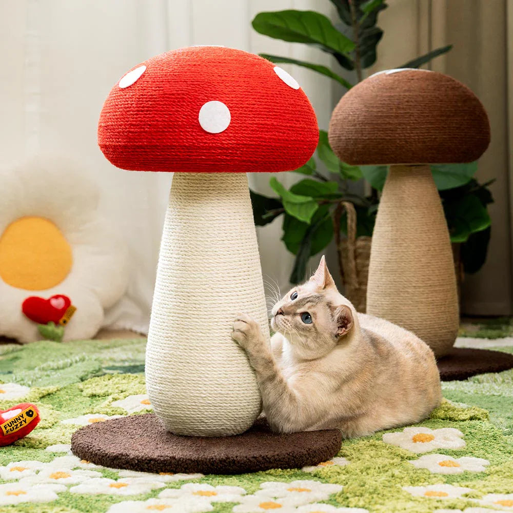 Rascador de Seta para Gatos Grandes en Sisal Natural