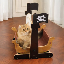 Hamaca Rascadora para Gatos con Diseño de Barco Pirata
