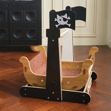 Hamaca Rascadora para Gatos con Diseño de Barco Pirata
