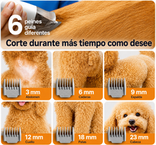 Kit de Peluquería para Mascotas con Aspirador Integrado