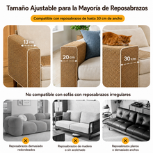 Protector de Sofá Antiarañazos para Gatos con Efecto Sisal