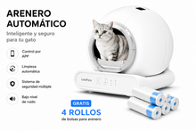Arenero automático autolimpiable para gatos sin pellizcos | LeloPets C4