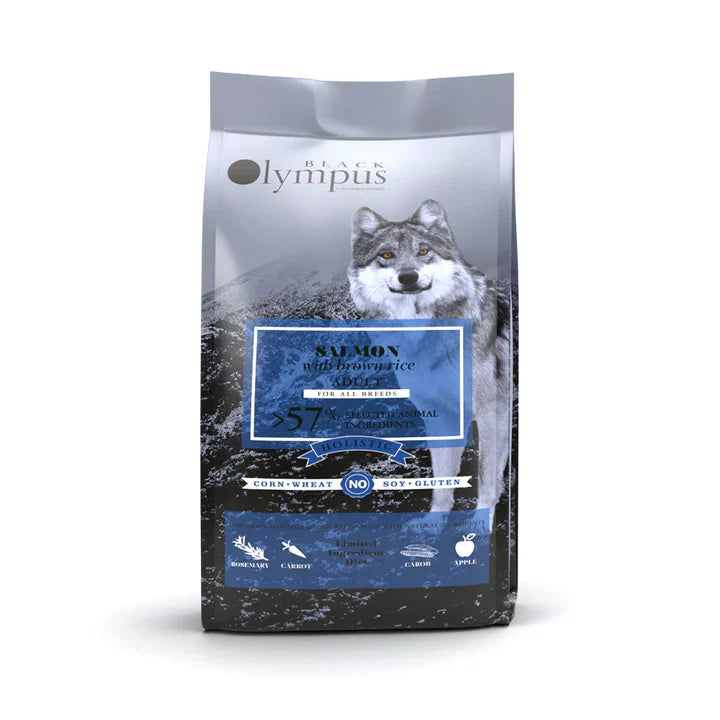 Alimento completo holístico para perros adultos con salmón | Saco de 12 kg